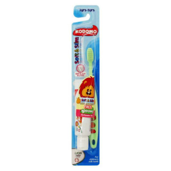 KODOMO SOFT & SLIM TOOTHBRUSH (3-5YRS) 1's