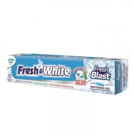 FRESH & WHITE TOOTHPASTE BLAST - WHITENING 160GM