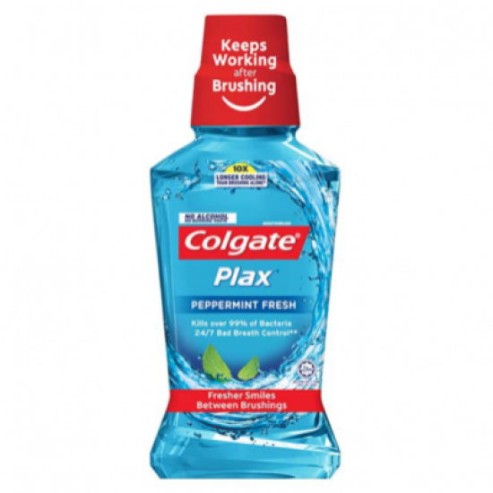 COLGATE PLAX MOUTHWASH PEPPERMINT 750ML