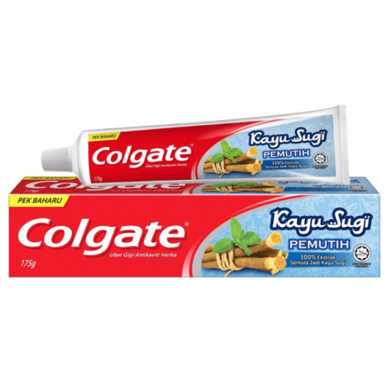 COLGATE TOOTHPASTE KAYU SUGI PEMUTIH 175GM