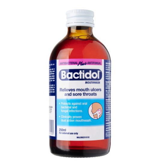 BACTIDOL MOUTHWASH 250ML