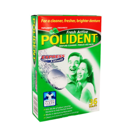 POLIDENT CLEANSER 36'S