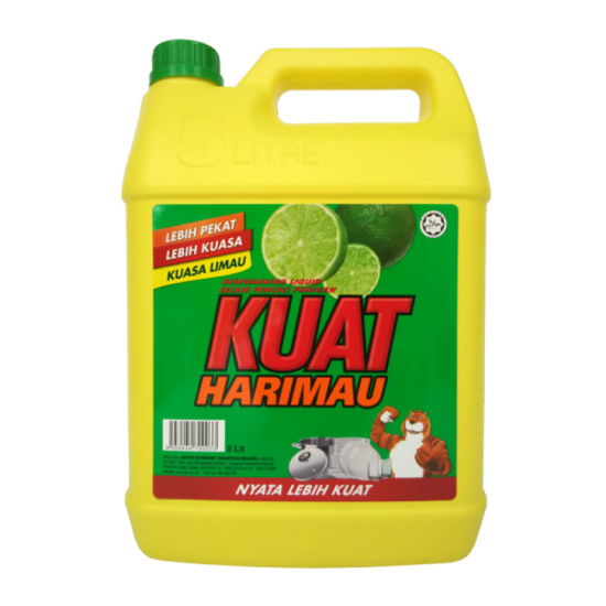 KUAT HARIMAU DISHWASH LIME 5LIT