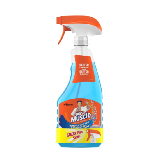 MR MUSCLE GLASS CLEANER - SUPER ACTIVE 500ML