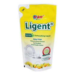 YURI LIGENT DISHWASH (REFILL) - LEMON 600ML YURI LIGENT DISHWASH (REFILL) - LEMON 600ML