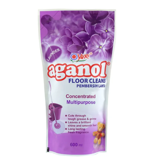 YURI AGANOL FLOOR CLEANER (REFILL)-LAVENDER 600ml