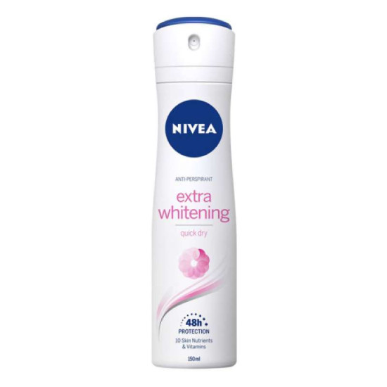 NIVEA WOMEN DEODORANT SPRAY - EXTRA WHITE 150ML