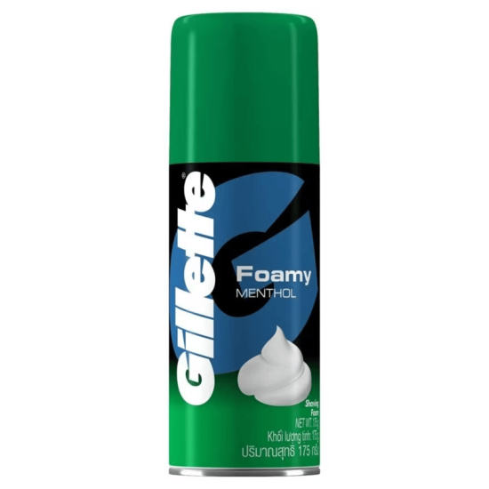 GILLETTE FOAMY MENTHOL 175G