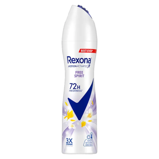 REXONA WOMEN DEODORANT SPRAY FREE SPIRIT 150ML