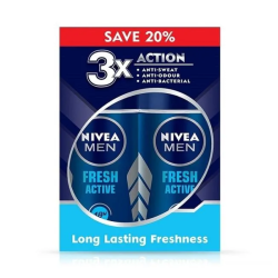 NIVEA MEN DEODORANT - FRESH ACTIVE 50ML*2 NIVEA MEN DEODORANT - FRESH ACTIVE 50ML*2