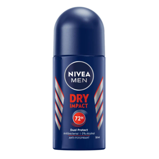 NIVEA MEN DEODORANT ROLL ON - DRY IMPACT 50ML