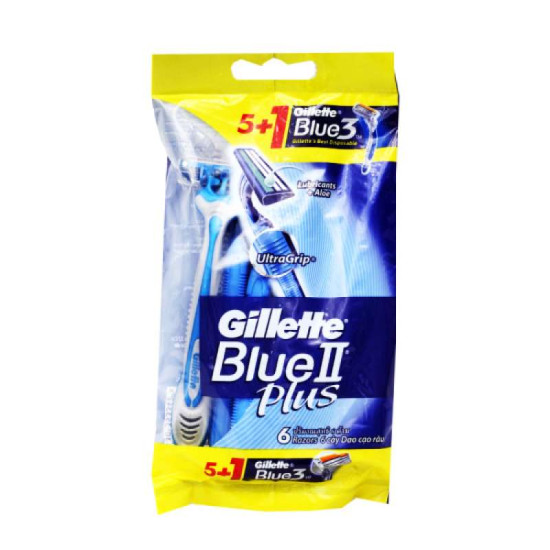 GILLETTE BLUE II PLUS ULTRA SENSITIVE 5S