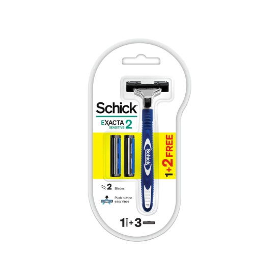 SCHICK EXACTA 2 SYSTEM KITS 1+2'S