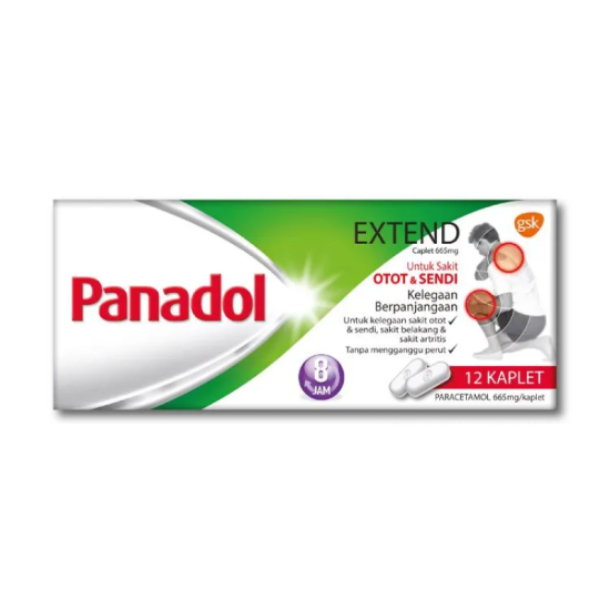 PANADOL EXTEND CAPLET 665MG 12S