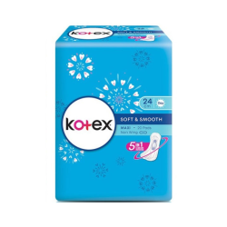 KOTEX SOFT & SMOOTH MAXI 24CM 20S