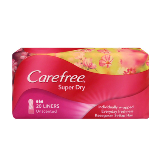 CAREFREE SUPER DRY UNSCENTED 156MM 20'S CAREFREE SUPER DRY UNSCENTED 156MM 20'S