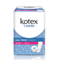 KOTEX FRESH PANTYLINER 150MM UNSCENTED 32'S KOTEX FRESH PANTYLINER 150MM UNSCENTED 32'S