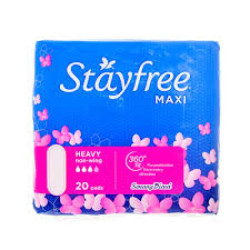 STAYFREE MAXI NON WING 23CM 40'S