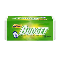 BUDGET TOILET ROLL 180S*20R BUDGET TOILET ROLL 180S*20R