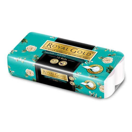 ROYAL GOLD LUXURY TISSUE ROLL 200S*10R