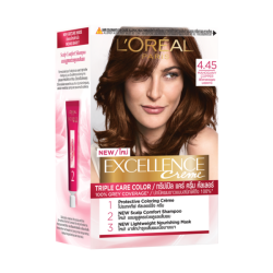 L'OREAL EXC H/COL. - 4.45 BROWN 120ml