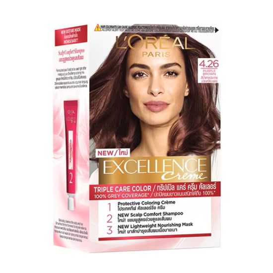 L'OREAL EXCELLENCE HAIR COLOUR - 4.26 120ML