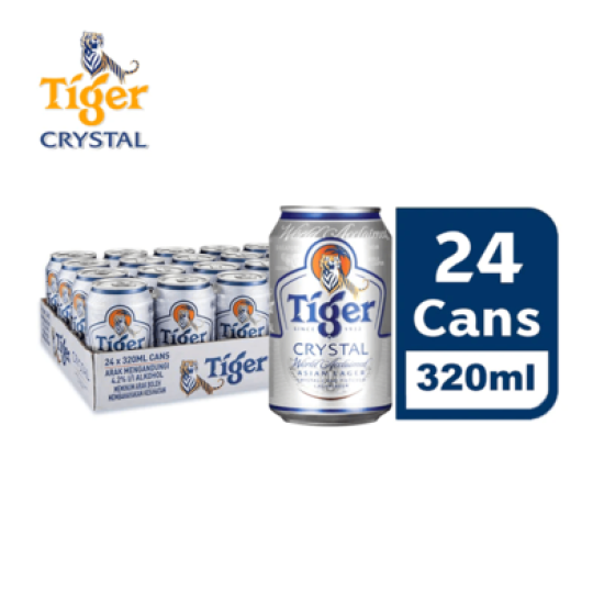 TIGER CRYSTAL BEER 320ML*24