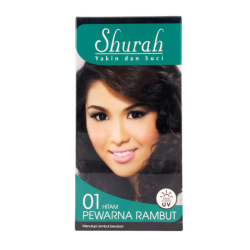 SHURAH PEWARNA RAMBUT - HITAM 40G