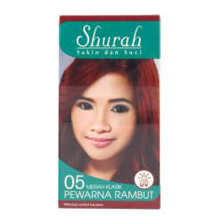 SHURAH PEWARNA RAMBUT - MERAH KLASIK 40G