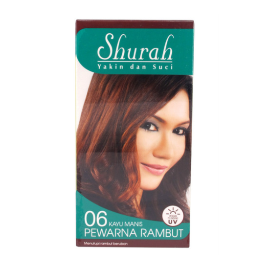 SHURAH PEWARNA RAMBUT - KAYU MANIS 40G SHURAH PEWARNA RAMBUT - KAYU MANIS 40G