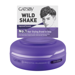 GATSBY MOVING RUBBER - WILD SHAKE 80GM GATSBY MOVING RUBBER - WILD SHAKE 80GM