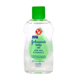 JOHNSON'S BABY OIL ALOE VERA 125ML JOHNSON'S BABY OIL ALOE VERA 125ML