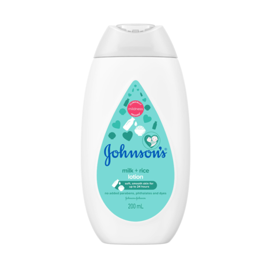 JOHNSON'S BABY LOTION MILK RICE 200ML