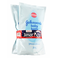 JOHNSON'S BABY BATH (REFILL ) REGULAR 600ML*2 JOHNSON'S BABY BATH (REFILL ) REGULAR 600ML*2