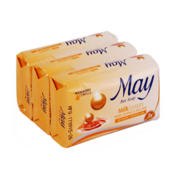 MAY SOAP MILK LUXURY 75GM*3'S