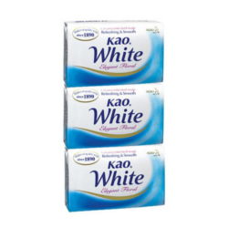 KAO WHITE SOAP ELEGANT FLORAL 85G'S*3 KAO WHITE SOAP ELEGANT FLORAL 85G'S*3