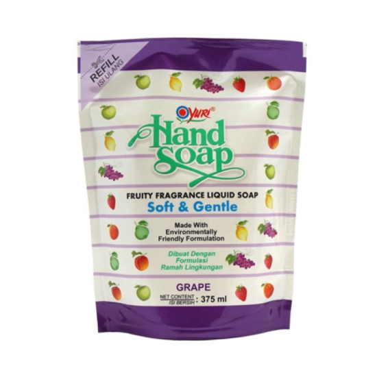 YURI HANDSOAP (REFILL) - GRAPE 375ML