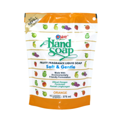 YURI HANDSOAP (REFILL) - ORANGE 375ML YURI HANDSOAP (REFILL) - ORANGE 375ML