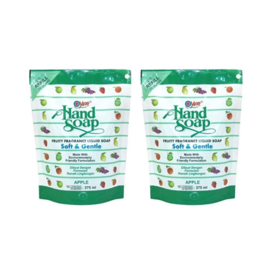 YURI HANDSOAP (REFILL) - APPLE 375ML*2