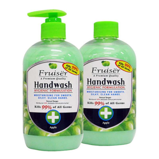 FRUISER HANDWASH APPLE 500ML*2