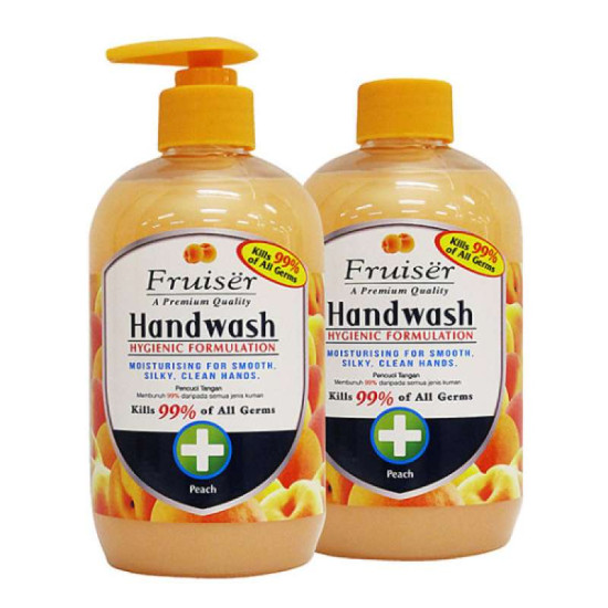 FRUISER HANDWASH PEACH 500ML*2