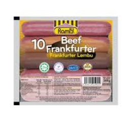 RAMLY BEEF FRANKFURTER 340G