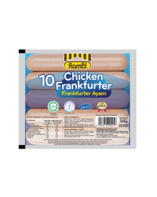 RAMLY CHICKEN FRANKFURTER 340G