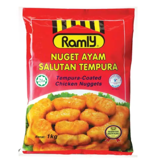 RAMLY TEMPURA CHICKEN NUGGET 1KG