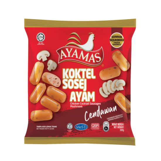 AYAMAS PREMIUM CHICKEN COCKTAIL MUSHROOM 500G