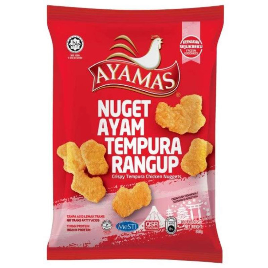 AYAMAS CRISPY TEMPURA NUGGET 850G