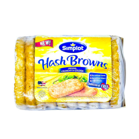 SIMPLOT HASH BROWN POTATOES 637G