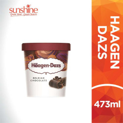 HAAGEN DAZS ICE CREAM BELGIAN CHOCOLATE 473ML HAAGEN DAZS ICE CREAM BELGIAN CHOCOLATE 473ML