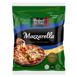 PERFECT MOZZARELLA GRATED CHEESE 250G