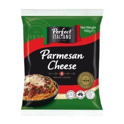 PERFECT PARMESAN GRATED CHEESE 100G